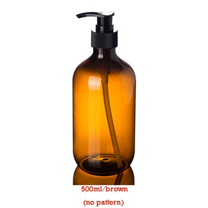 500ml/600ml Soap Dispenser Cosmetics Bottles Bathroom Hand Sanitizer Shampoo Body Wash Lotion Bottle Outdoor Travel Sub-bottle