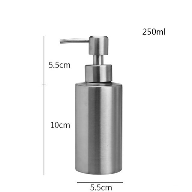 High Quality Stainless Steel Soap Dispenser Hand Sanitizer In Emulsion Bottle Bathroom Fixture Bathroom Hardware