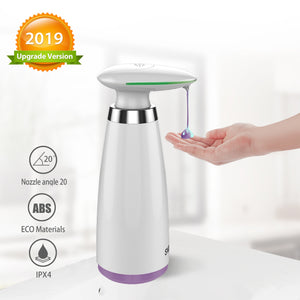 350ml Automatische Zeepdispenser Hand Gratis Touchless Sanitizer Badkamer Dispenser Smart Sensor Zeepdispenser voor Keuken